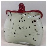 Art glass purse