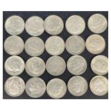 (20) silver dimes