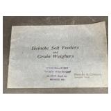 Heineke self feeders and grain weighers