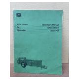 John Deere 54 spreader operation manual