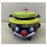 Clown grease jar vintage
