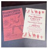 1920s circus programs