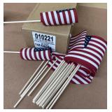 4" x 6" cotton flags box of 144