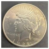 1922 PEACE silver dollar
