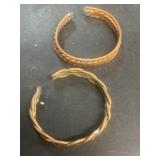 Copper bracelets