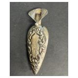 Sterling silver perfume brooch