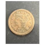 1849 large cent coin