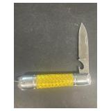 Pocket knife bottle opener