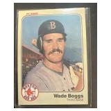 1983 Wade Boggs fleer rookie card