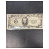 1934 $20 bill