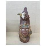 Ceramic Indians sculpture