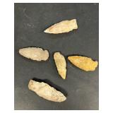 Indian arrowheads