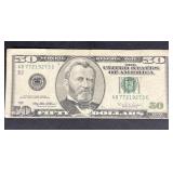 1996 Miss cut $50 bill