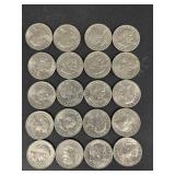 (20) Susan B Anthony Dollar Coins