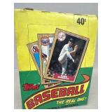 1987 TOPPS baseball wax box full
