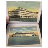 (24) ship postcards