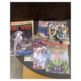 Baseball and magazine