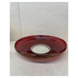 Ruby, red glass bowl