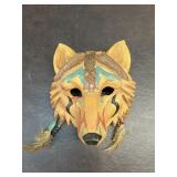 Wolf head mask decoration