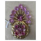 Eisenberg  pink brooch
