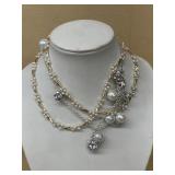 (2) pearl necklaces
