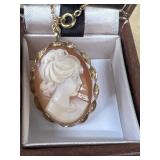 Cameo necklace