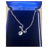 Cubic zirconia necklace