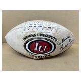 Indiana University autographed football