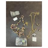 Nolan Niles necklace earrings and a CORO b