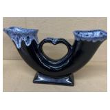 Van Briggle wedding heart double vase