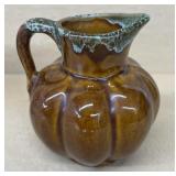 Van Briggle pumpkin shaped water, pitcher