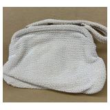 White beaded purse