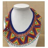 Costume jewelry beaded necklace