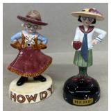 Charlente porcelain figurines