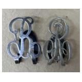 Sterling silver fur clip