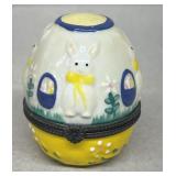Rabbit, egg shaped ring dish