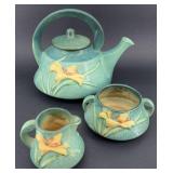 Roseville Zephyr Lily Tea Set