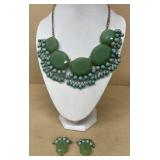 Costume, jewelry, necklace, and earrings