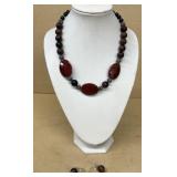 Costume, jewelry, necklace, and earrings