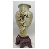 Soap stone vase republic of china