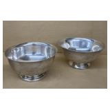 Silver plated bowls