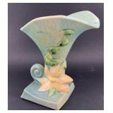 Roseville 'Clematis' Cornucopia Vase