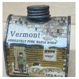Vermont syrup log cabin can