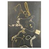 Necklaces and earrings some gold field