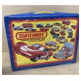 Matchbox collector car case with diecast cars