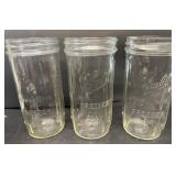 (3) freezer jars