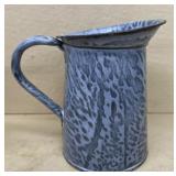 Enamelware milk pitcher
