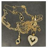 Costume jewelry necklaces