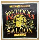 Jack Daniels, red dog saloon, Tennessee sign