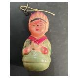 Vintage Indian celluloid Christmas ornament